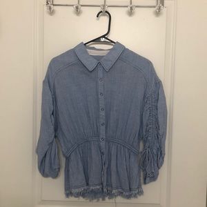 Free People button down